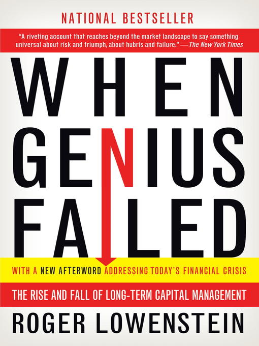 Title details for When Genius Failed by Roger Lowenstein - Wait list